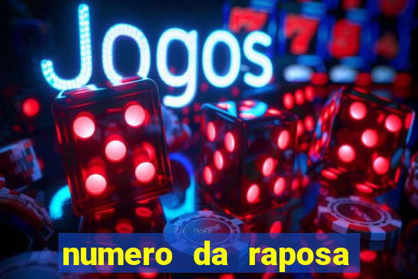 numero da raposa jogo do bicho